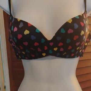 PINK Victoria's Secret Multicolor Heart Bra